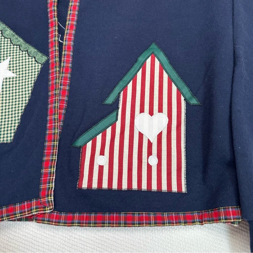 Jerzees Handmade Patchwork Cottage Core Grandma Cardigan XL - Picture 2 of 5